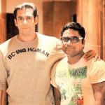 Salman Khan with his trainer