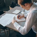 businessman in restaurant