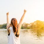 Happy successful