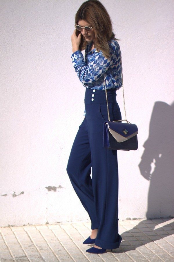 Maskion Women's Cotton Linen Summer Palazzo Pants Flowy Wide Leg Beach  Trousers with Pockets,XL Blue - Walmart.com