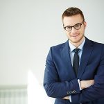 Cheerful businessman