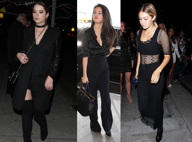 all black funeral outfits