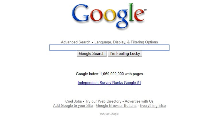 Шри гугл. Google 2000 года. Гугл Главная страница. Google search Интерфейс. Интерфейс гугла в 2000.