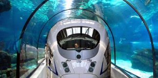underwater train