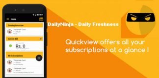 DailyNinja, hyperlocal subscription based delivery startup has acquired WakeupBasket I